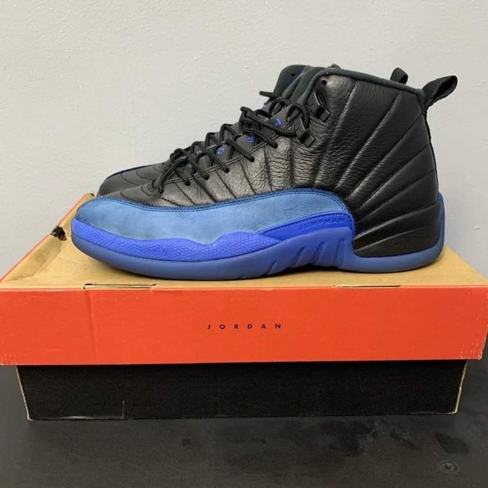Jordan Retro 12 Royal Mens Size 12 Black Blue Basketball Shoes Nike
